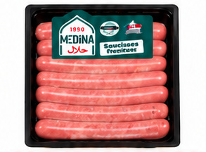 Saucisses de filet de poulet